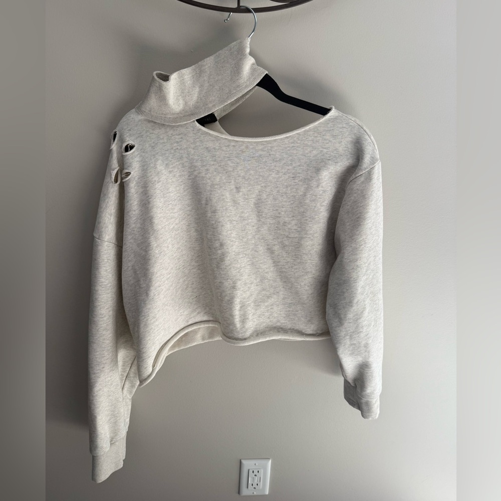 Dance & Marvel Light Gray Knit Sweater